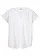 Mousseline blousetop van katoen, Kleur: wit