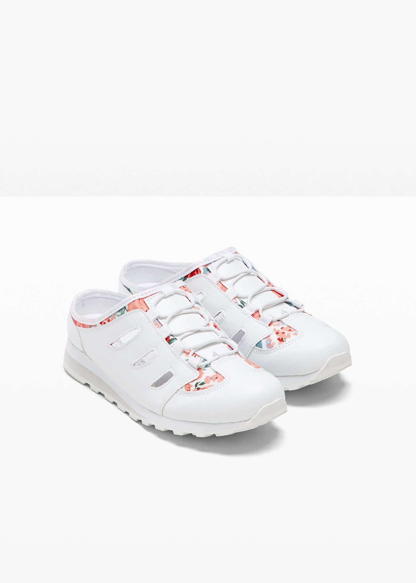 Mules à semelle crantée • blanc floral • Boutique bonprix