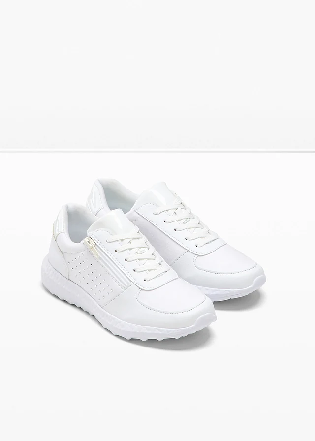 Sneakers à strass, Couleur: blanc