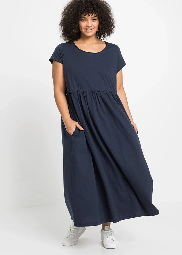 Shirtjurk van biologisch katoen, Kleur: donkerblauw