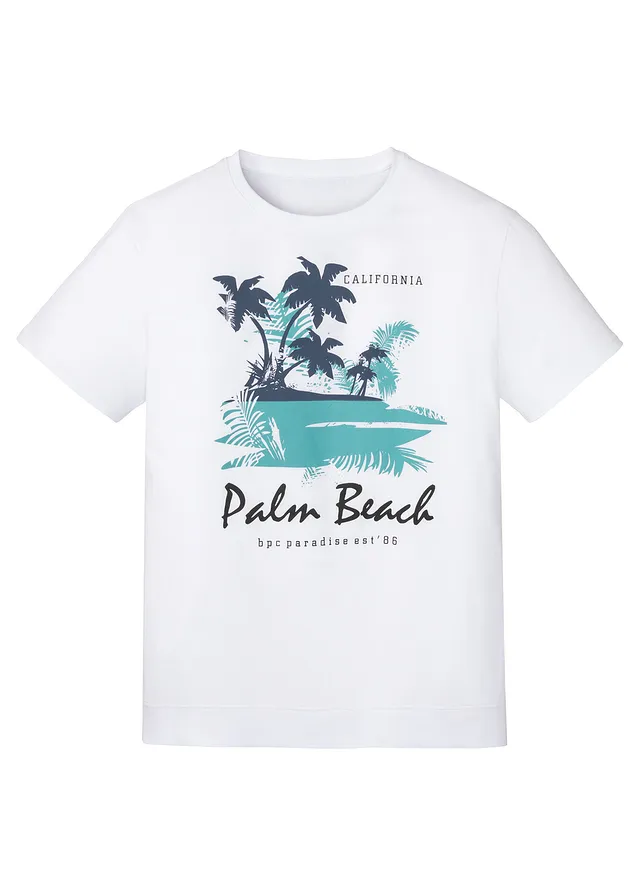 T-shirt van puur biologisch katoen, Kleur: wit met print