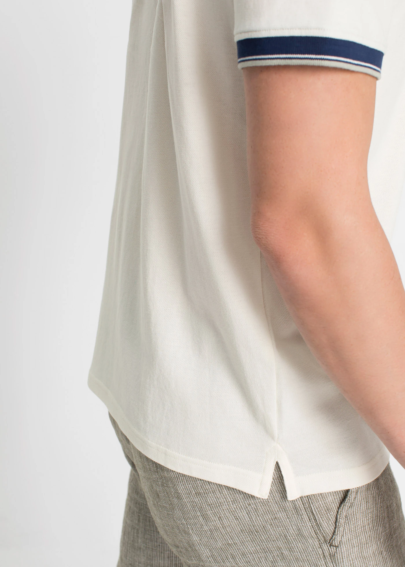 Poloshirt (set van 3) • crèmewit+diepblauw+zeegras • bonprix online shop