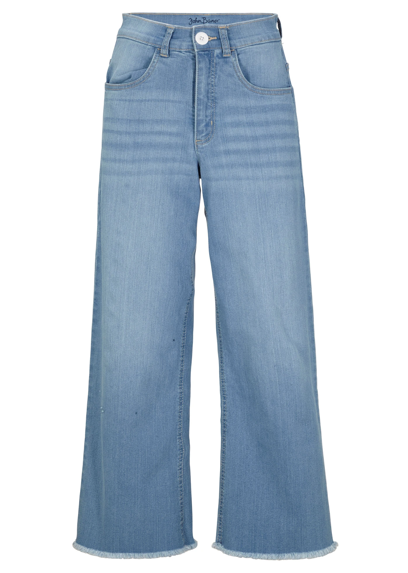 7/8 jeans, wide fit • lichtblauw denim used • bonprix online shop