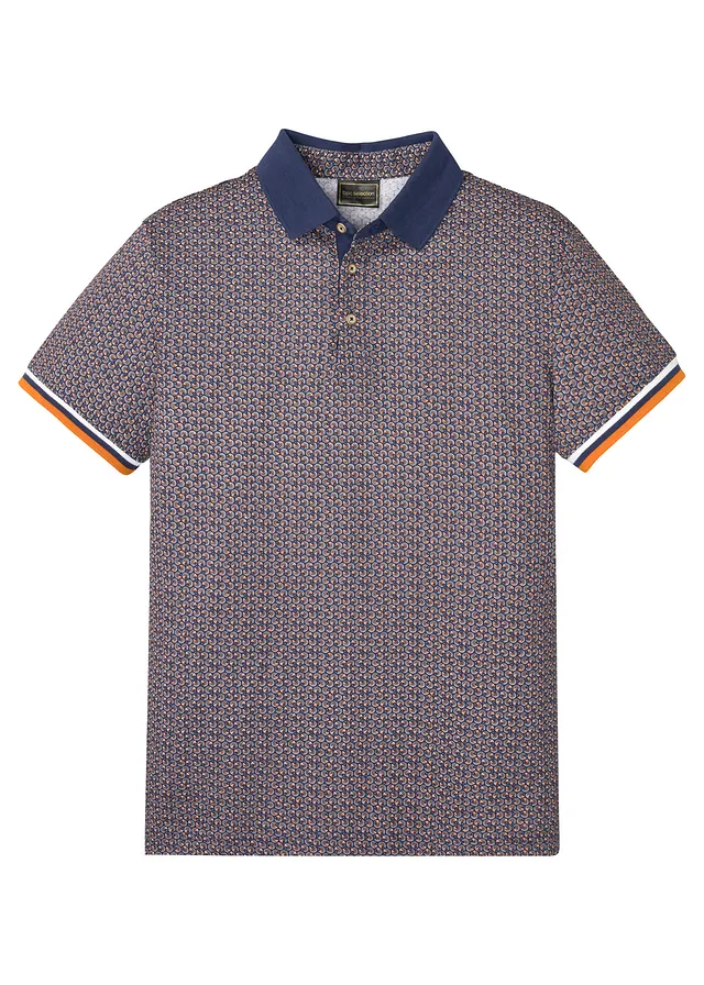 Jersey poloshirt van puur katoen, korte mouw