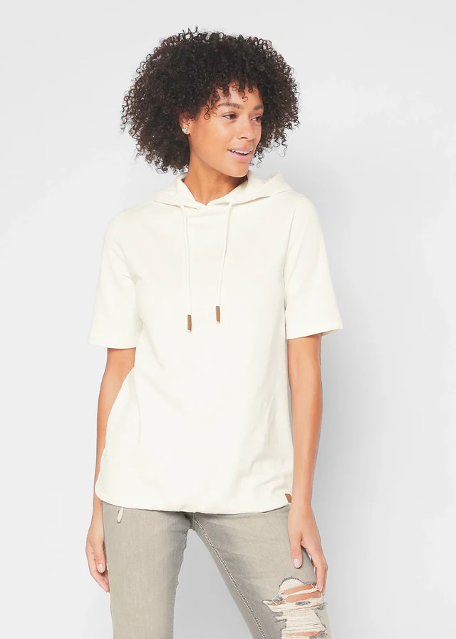 Hoodie van een katoenmix • wolwit • product-page.page-title-suffix