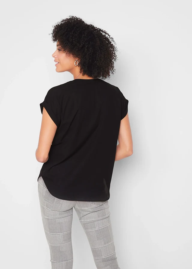 Blouse Georgette • noir • product-page.page-title-suffix