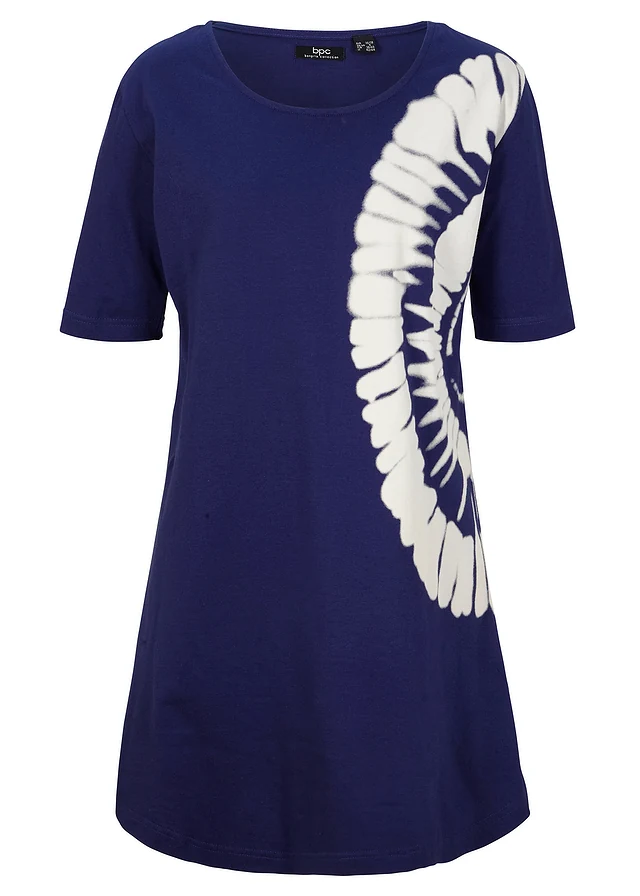 Big shirt met batikeffect van biologisch katoen