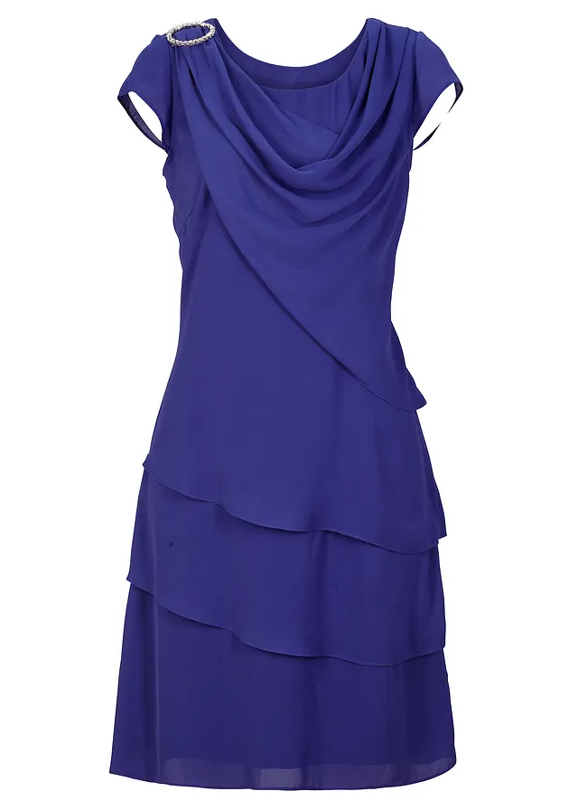 Mini šaty s dekoratívnym módnym doplnkom