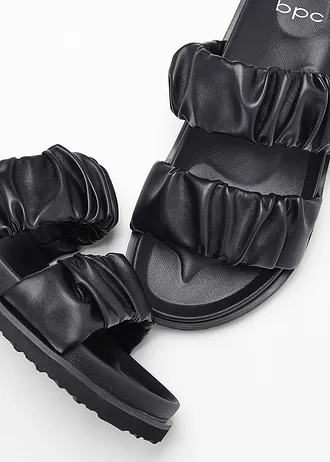 Pantofle, barva: černá