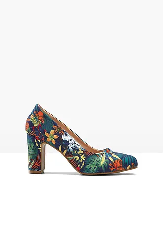 Pumps, Kleur: multicolor gebloemd