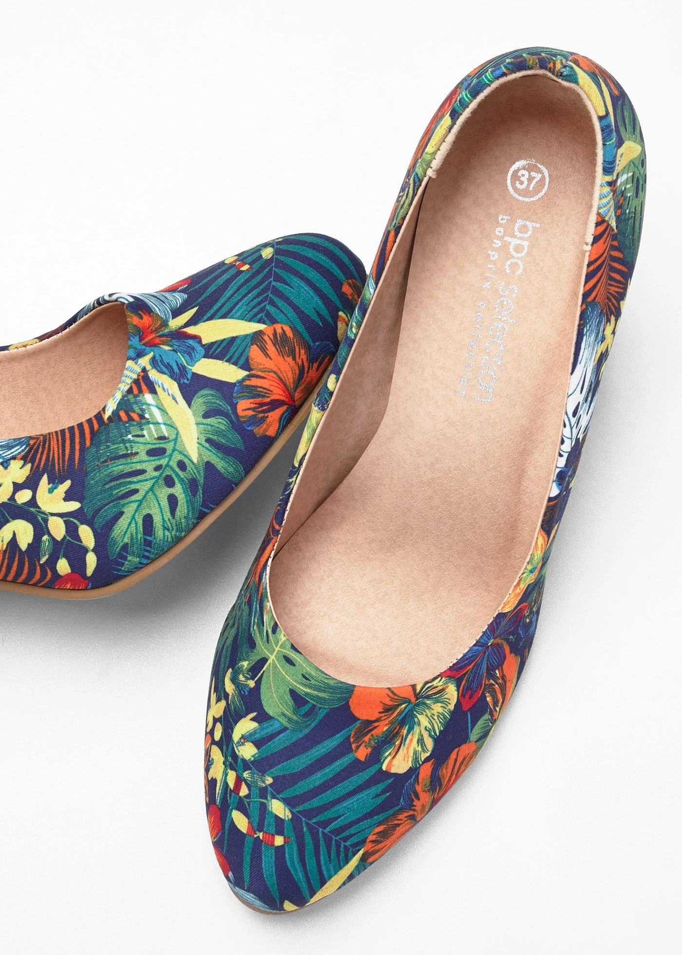 Pantofi cu toc pumps • colorat floral • magazin bonprix