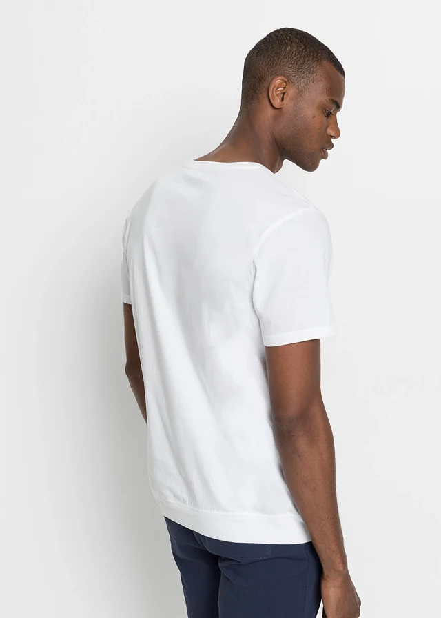 T-shirt van puur biologisch katoen • wit met print • product-page.page-title-suffix