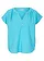 Blouse en gaze 100% coton, Couleur: turquoise profond