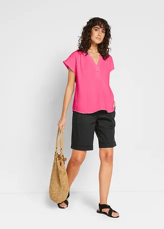 Mousseline blousetop van katoen • pinklady • bonprix online shop