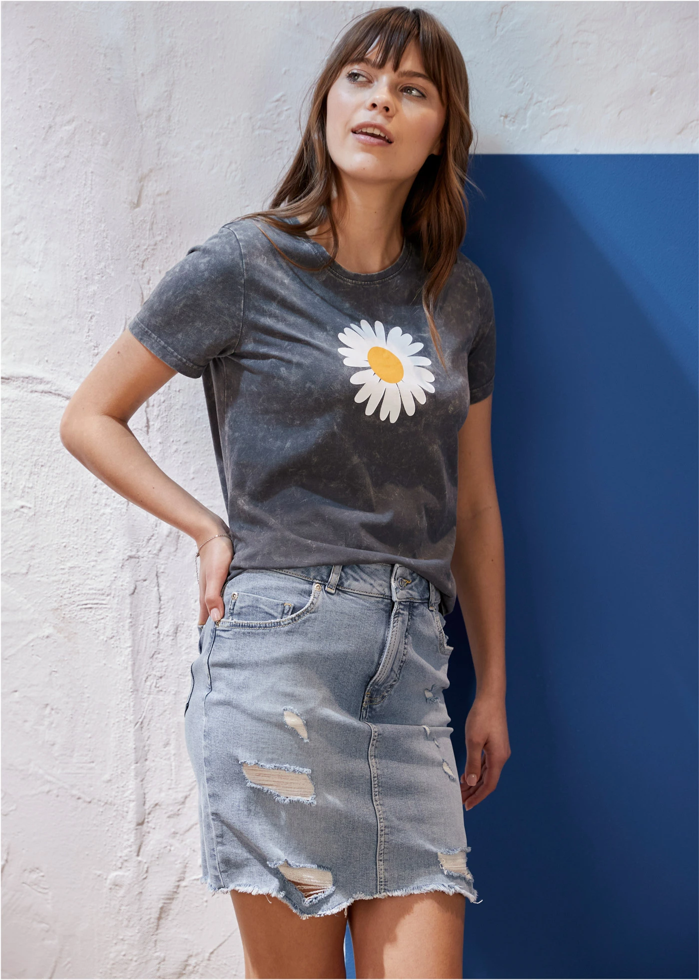 Tričko z čisté organické bavlny • šedá • bonprix obchod