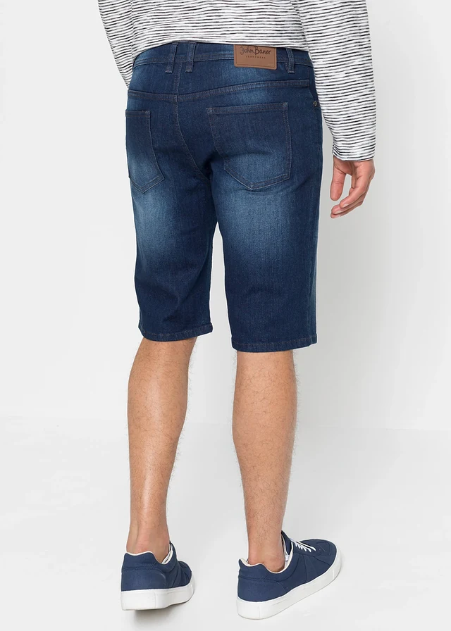 Bermuda en jean extensible avec entrejambe renforcé, regular • bleu denim • product-page.page-title-suffix