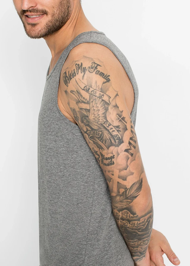 Tanktop (set van 3) • grijs gemêleerd+antraciet gemêleerd+zwart • product-page.page-title-suffix
