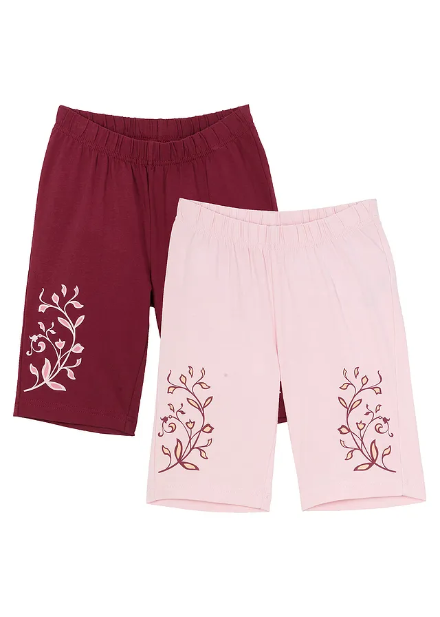 Colanți scurți din bumbac organic (set/2 buc.)