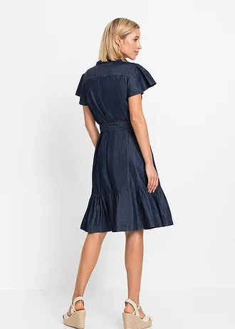 Džínové šaty z organické bavlny, barva: modrý denim used