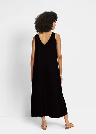Rochie de jerse cu viscoză moale • negru • magazin bonprix