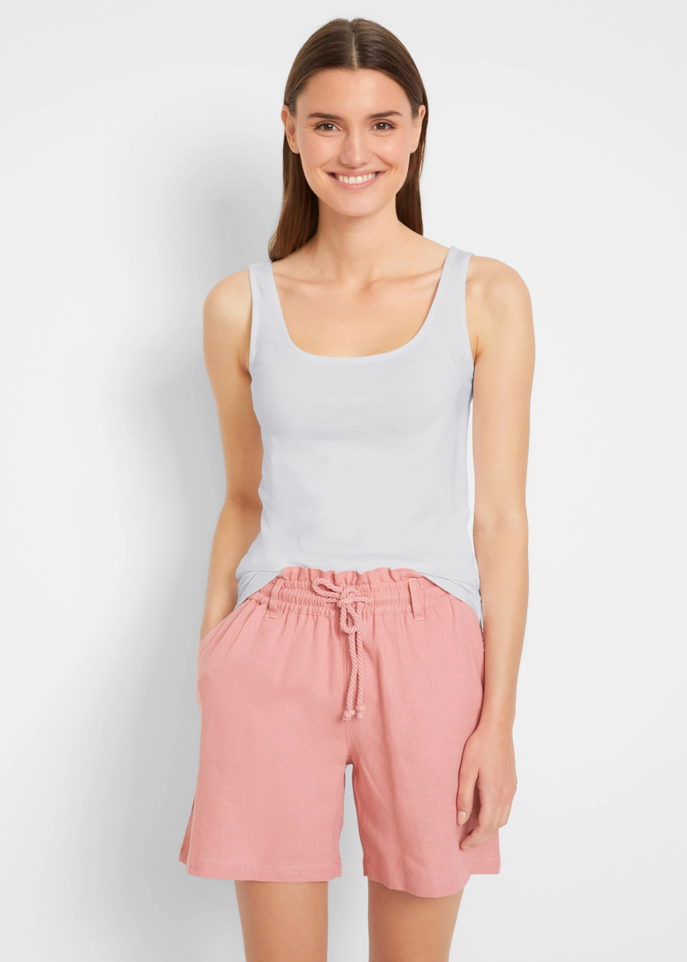 Top (2buc/pac) • alb-negru • magazin bonprix