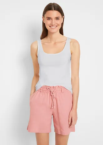 Lot de 2 tops • blanc/noir • Boutique bonprix