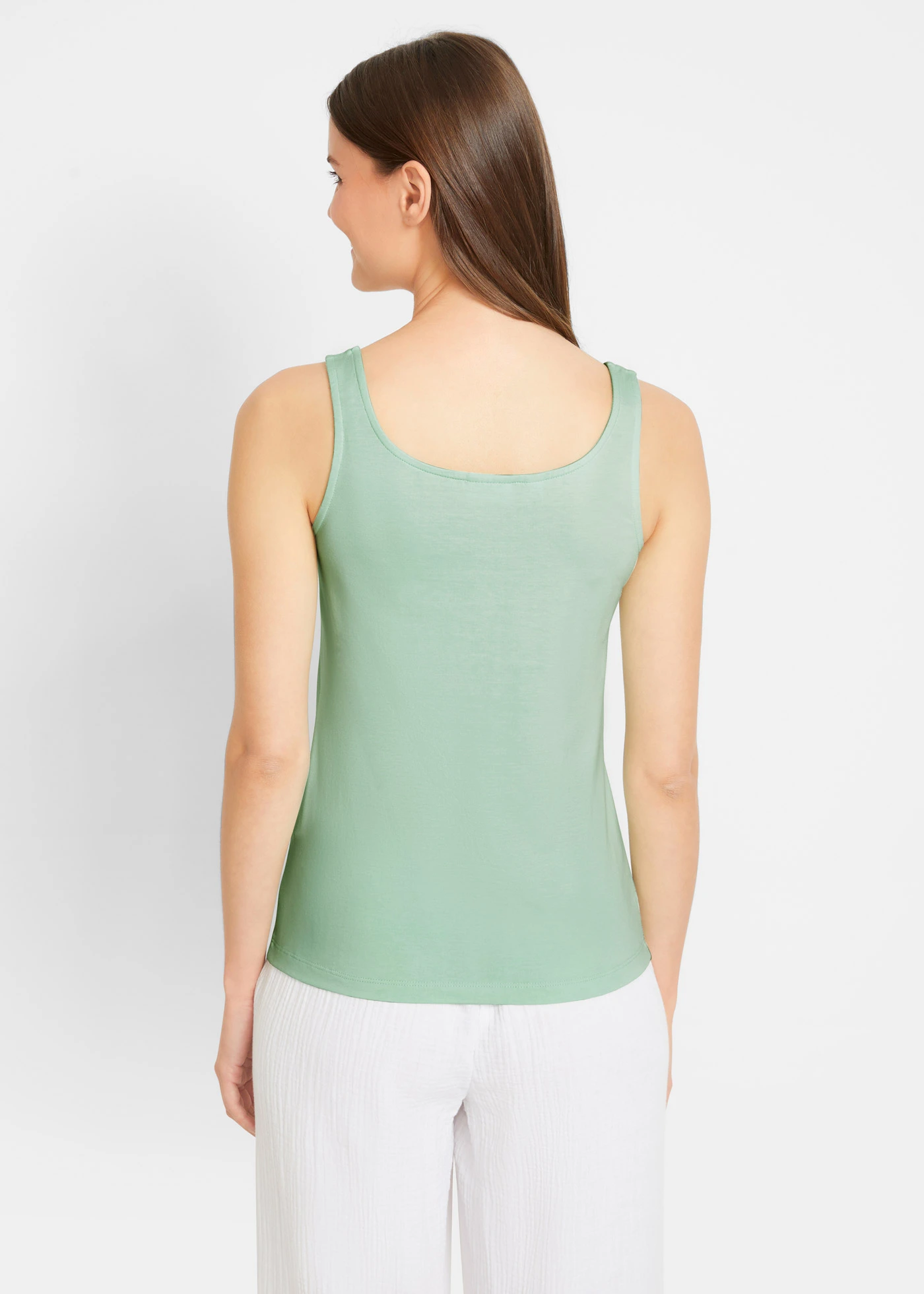 Lot de 2 tops • menthe clair + noir • Boutique bonprix