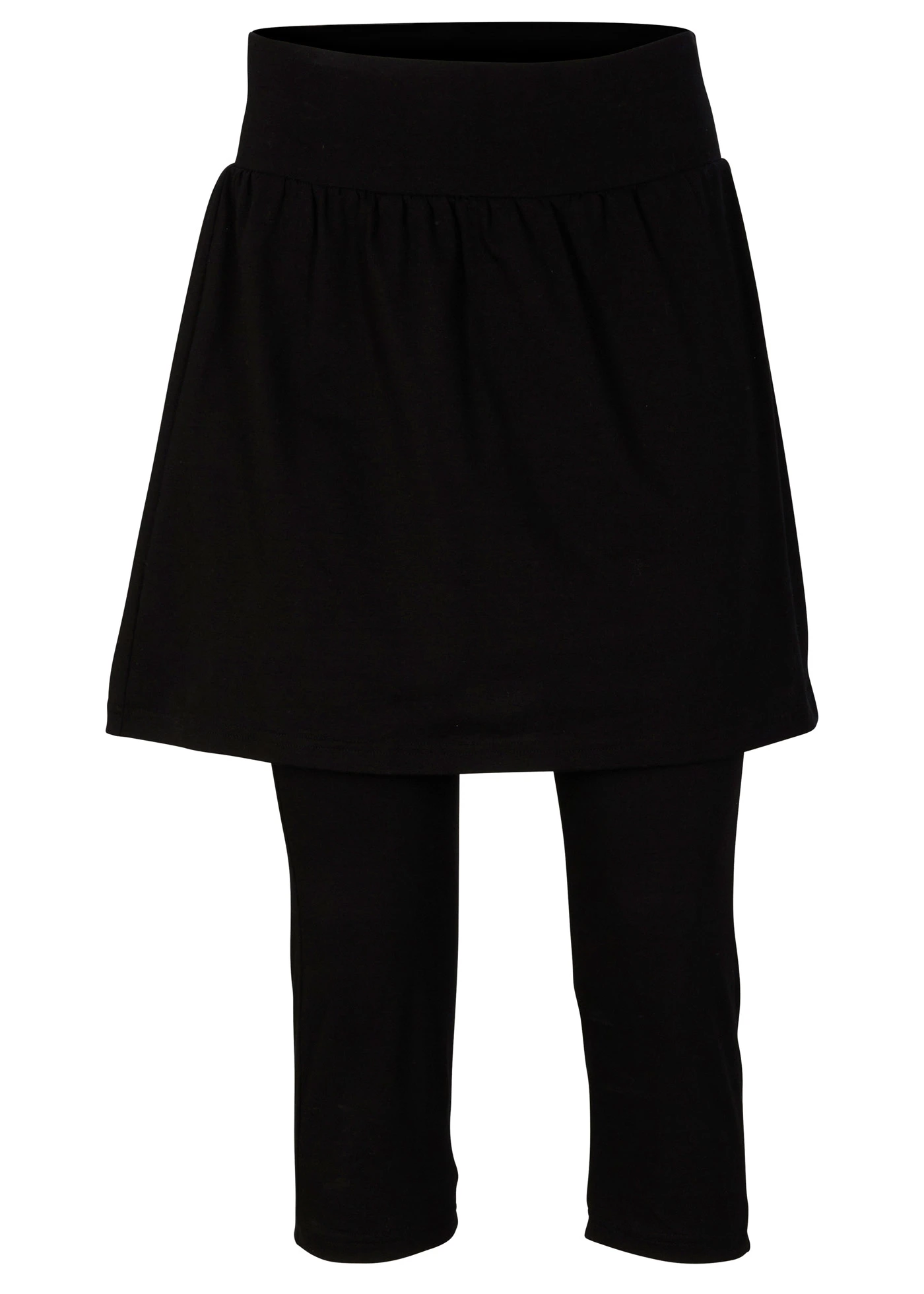 Capri legging szoknyával • fekete • bonprix áruház