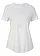 T-shirt long en viscose douce, Couleur: blanc