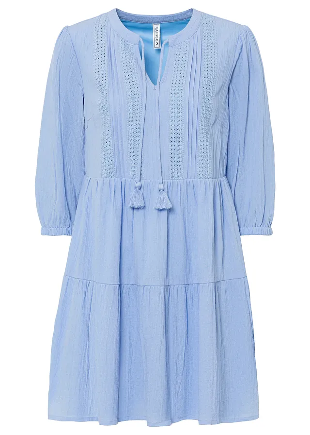 Rochie plajă cu dantelă