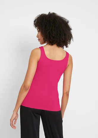 Top (2buc/pac) • roz-hibiscus-negru • magazin bonprix