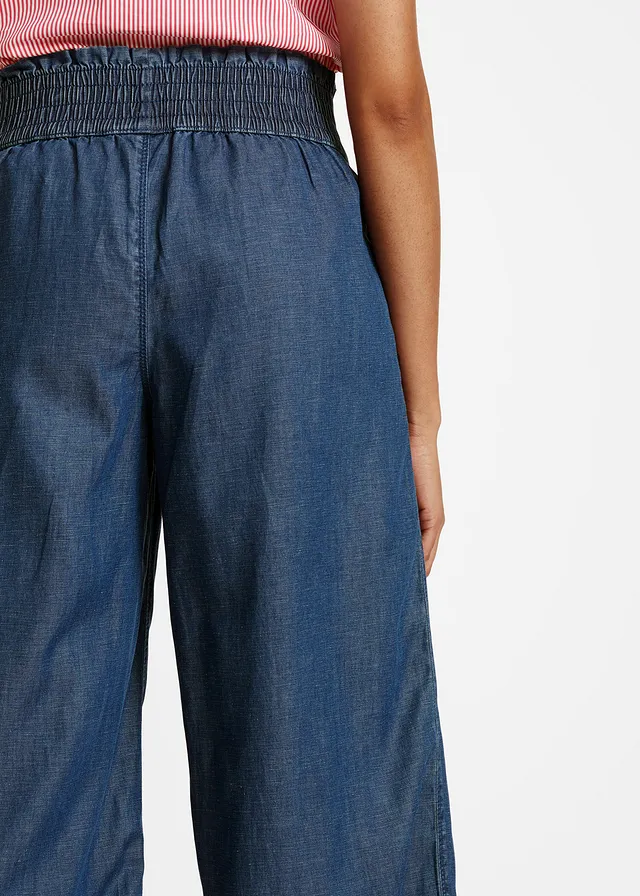 Jupe-culotte en Lyocell • bleu denim • product-page.page-title-suffix