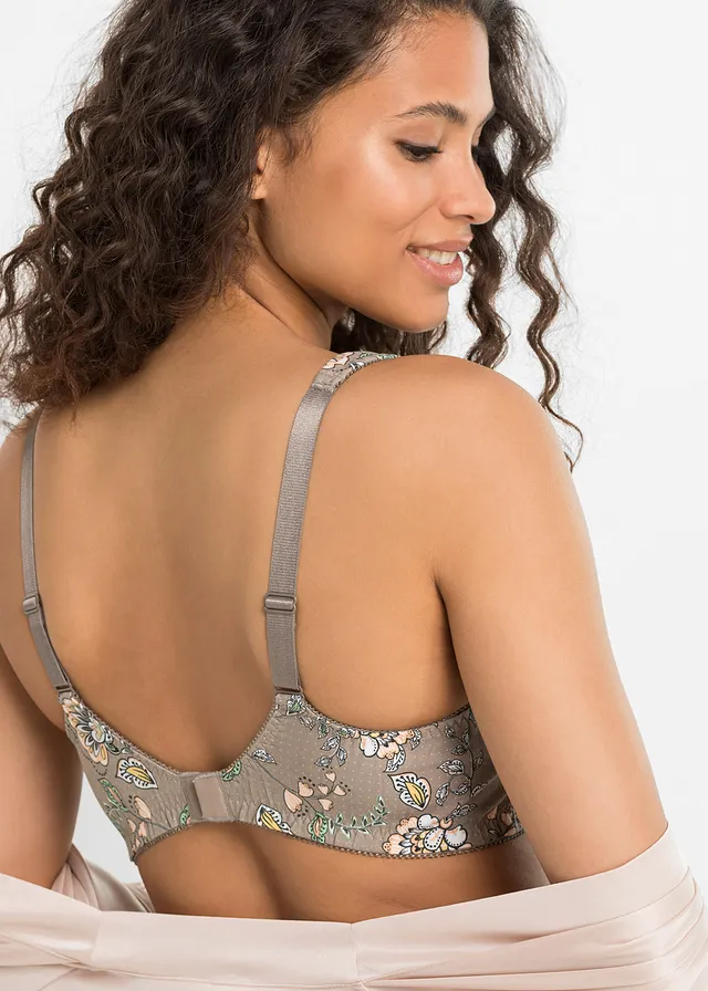 Bh zonder beugels (set van 3) met biologisch katoen • taupe paisley+crèmeapricot+mint • product-page.page-title-suffix