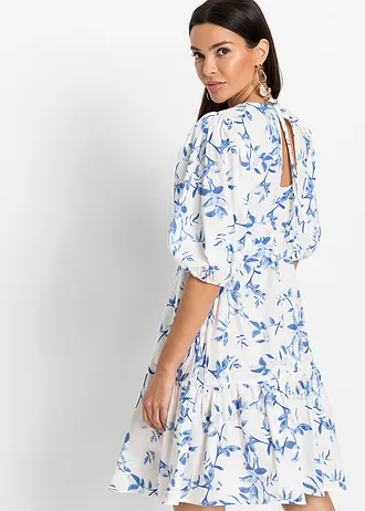 Robe • blanc-bleu clair floral • Boutique bonprix