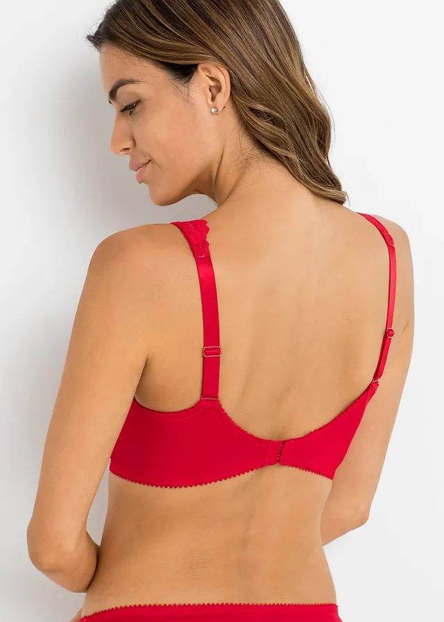 Minimizer bh (set van 2), Kleur: aardbeirood+grijs gemêleerd