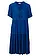Šaty z mačkaného viskózového materiálu, s ozdobným prvkem ve výstřihu, po kolena, barva: arktická modrá