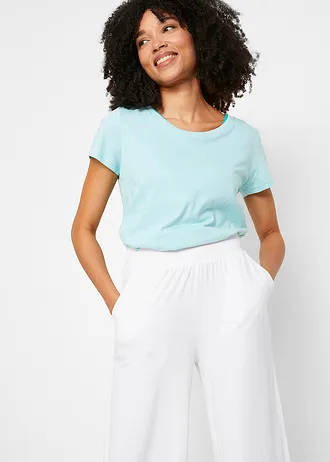 7/8 jersey broek van een soepele viscosemix • wit • bonprix online shop