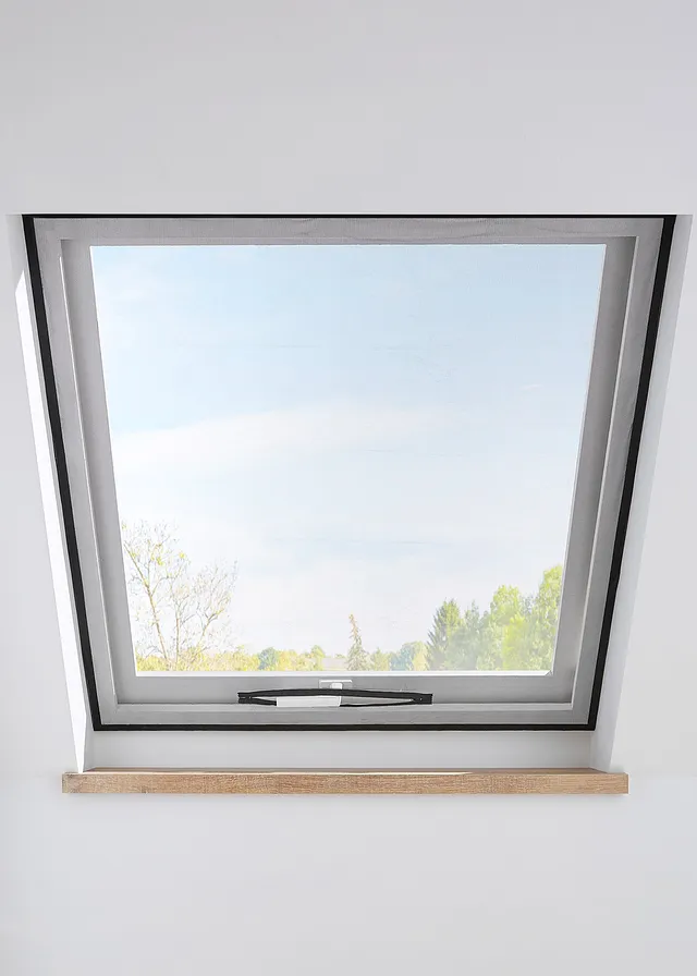 Plasă contra insectelor, ferestre oblice