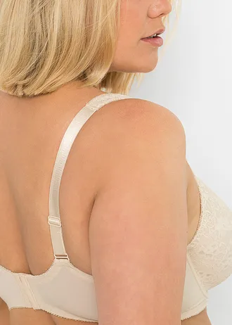 Soutien-gorge minimiseur à bretelles rembourrées, Couleur: beige sable