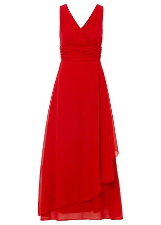 Robe en mousseline avec fronces