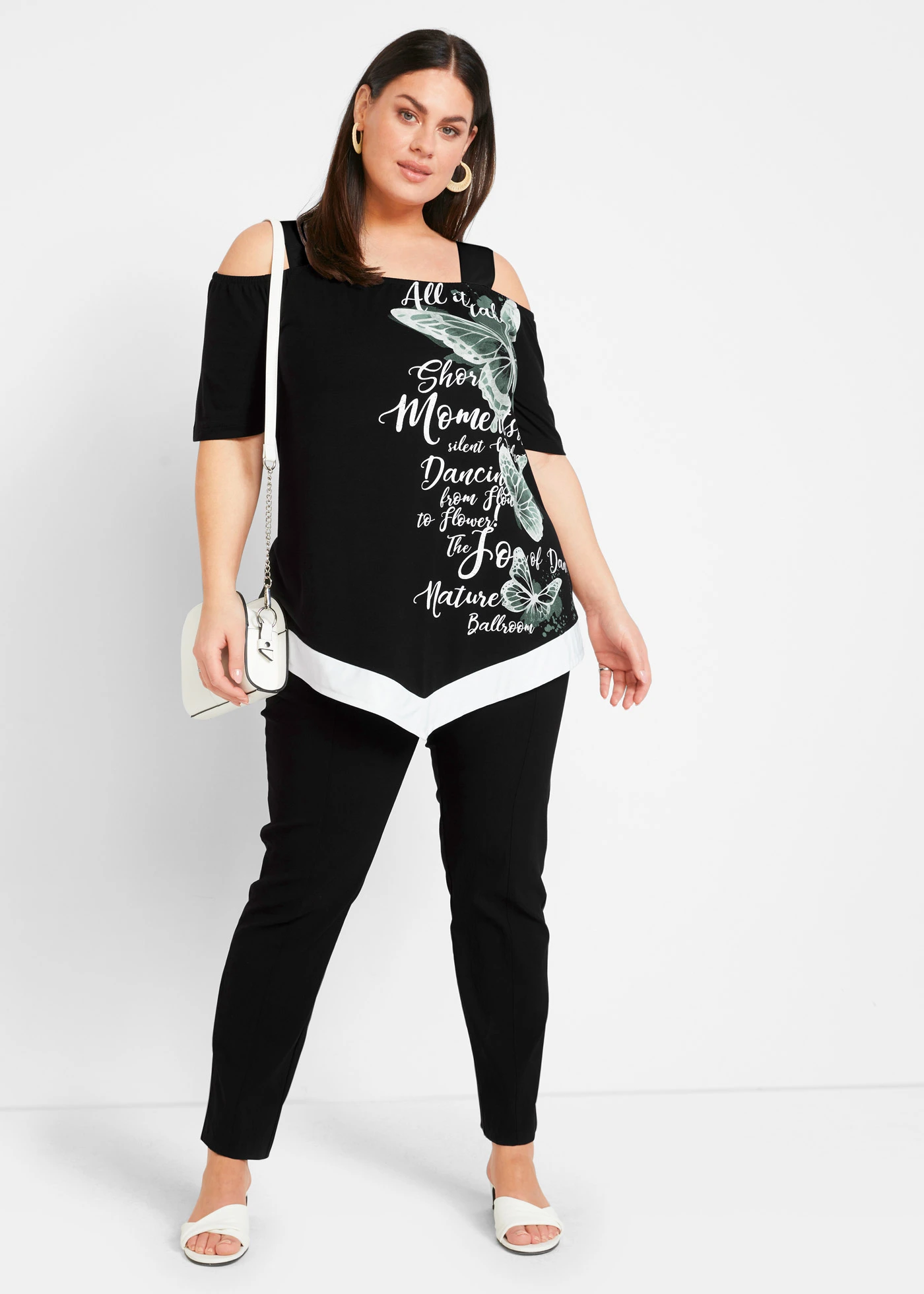 Stretch broek • zwart plus size • product-page.page-title-suffix