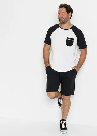 Bermudy z teplákoviny, barva: černá