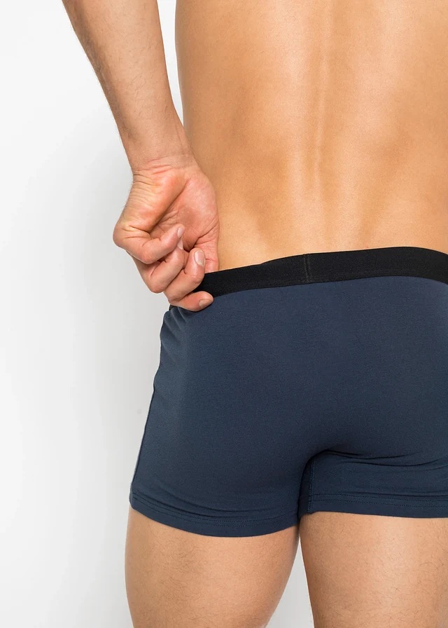 Strakke boxer met katoen (set van 10) • donkerblauw+zwart+donkerrood • product-page.page-title-suffix