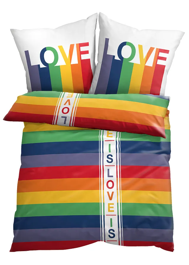 Posteľná bielizeň Pride s nápisom