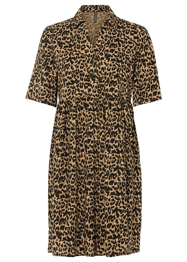 Blousejurk van soepele viscose