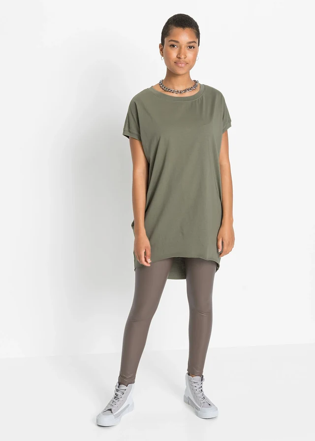 Longshirt van katoen • olijfgroen • product-page.page-title-suffix