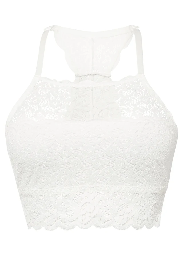 Brassière en dentelle extensible