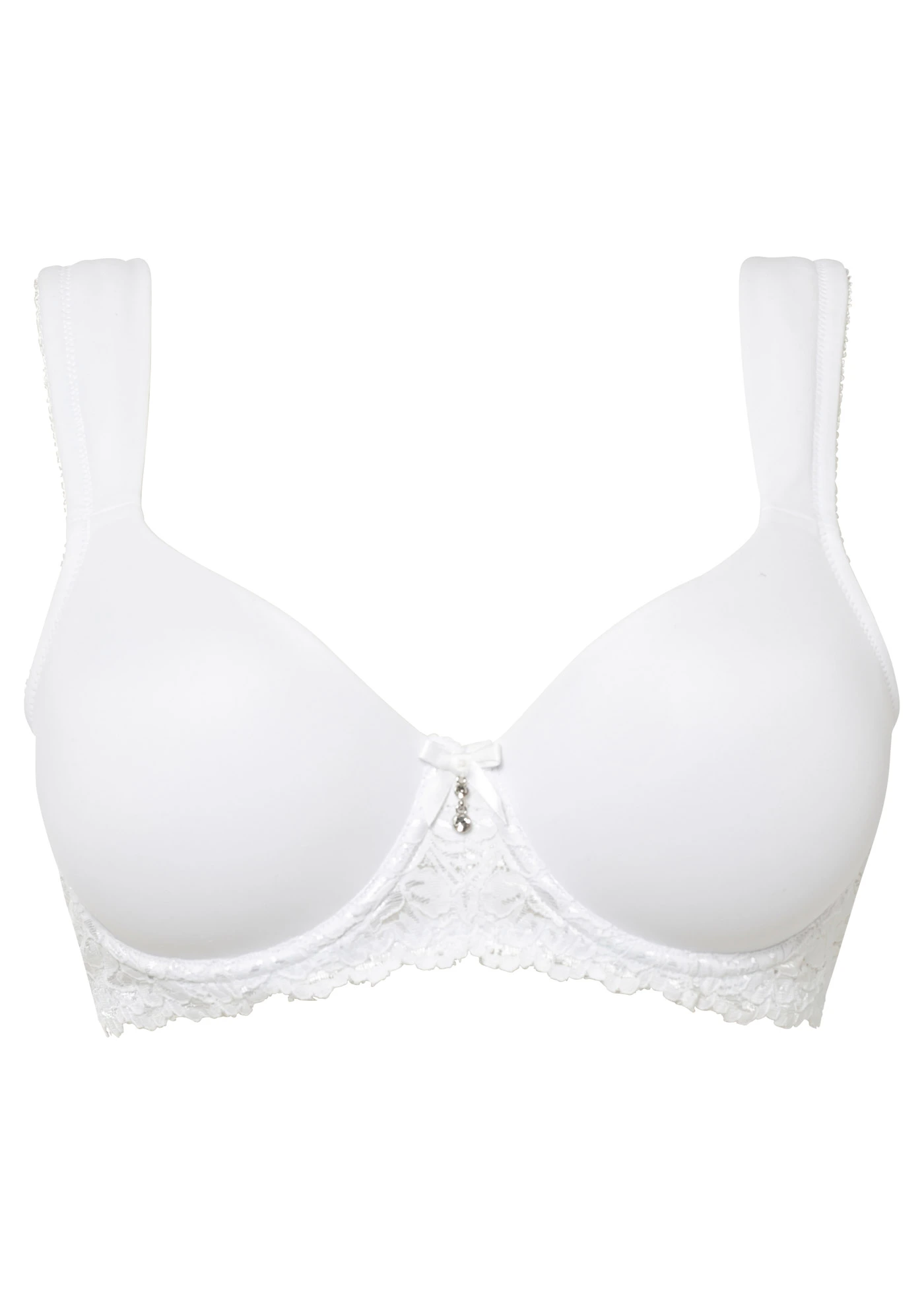 Sutien cu cupe și bretele căptușite • alb • magazin bonprix