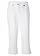 Bengaline 7/8 broek met splitjes en comfortband, Kleur: wit
