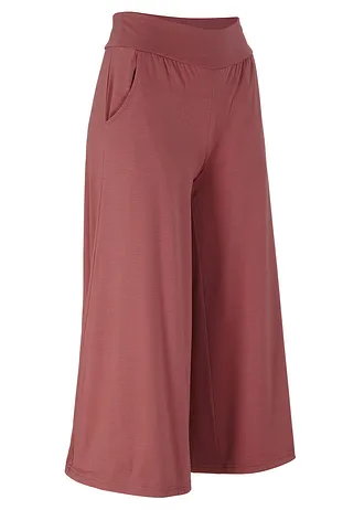 Loungewear culotte, Kleur: zacht bessen